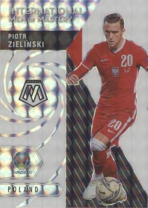 2021 Panini Mosaic UEFA Euro 2020 Piotr Zielinski #14