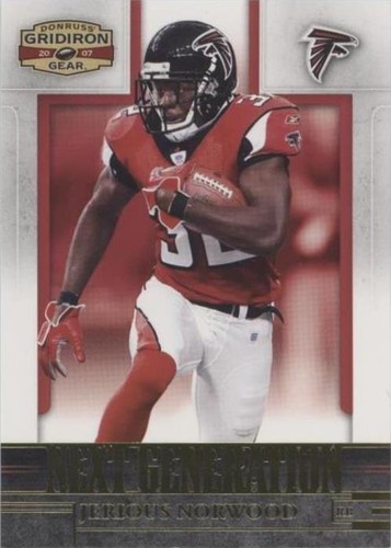 2007 Donruss Gridiron Gear Jerious Norwood #NG-16