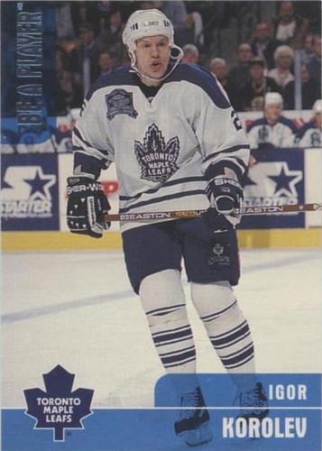 1999-00 In the Game Be A Player Memorabilia - Igor Korolev #207