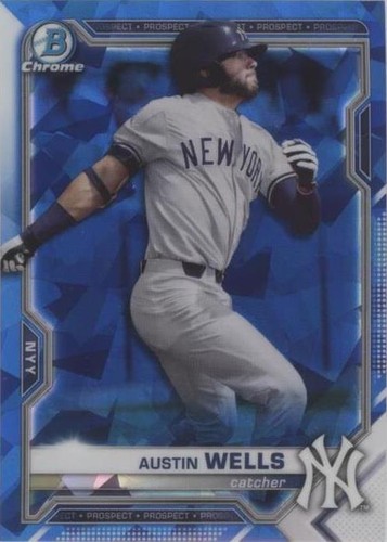 2021 Bowman Chrome Sapphire Edition - Austin Wells #BCP-214