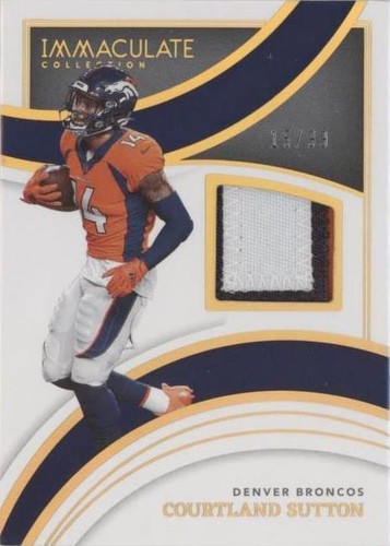 2022 Panini Immaculate Collection Courtland Sutton #IM-CSU