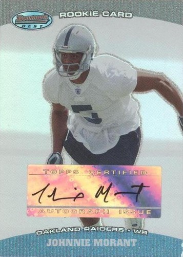 2004 Bowman's Best Johnnie Morant #184