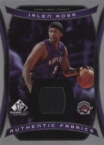 2004-05 SP Game Used - Jalen Rose #AF-JR