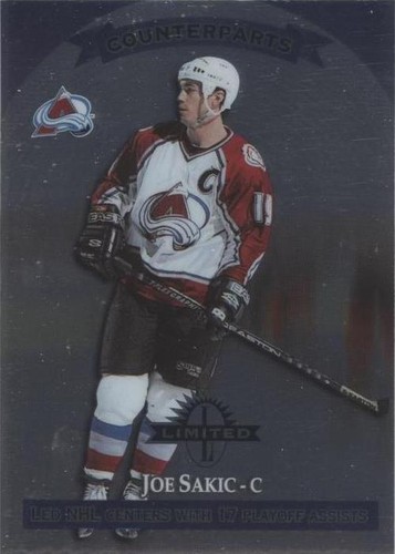 1997-98 Donruss Limited - Bernie Nicholls Joe Sakic #36