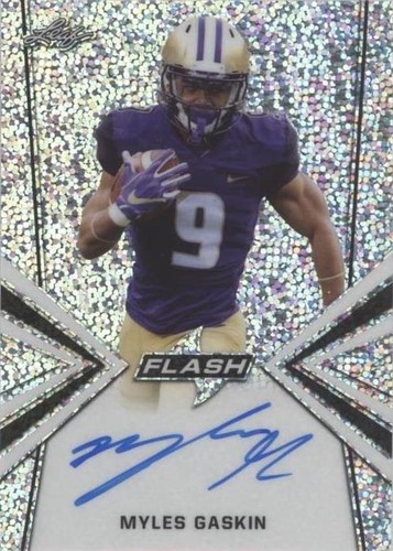 2019 Leaf Flash Myles Gaskin #BA-MG3