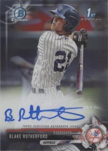 2017 Bowman - Blake Rutherford #CPA-BR