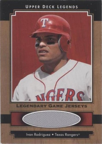 2001 Upper Deck Legends - Ivan Rodriguez #J-IR