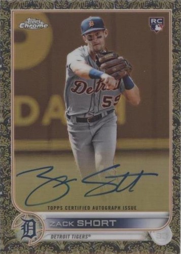 2022 Topps Gilded Collection - Zack Short #GEA-ZS