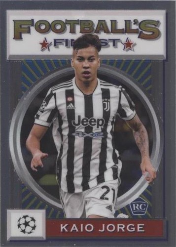 2021-22 Topps UCL Kaio Jorge RC Black Foil /10 BGS 9 Mint