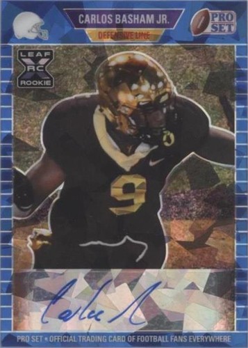 2021 Leaf Pro Set Metal Carlos Basham Jr. #PA-CBJ