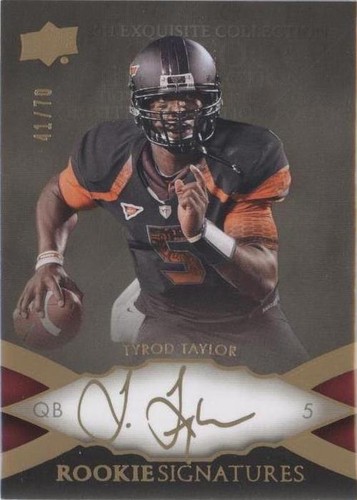 2011 Upper Deck Exquisite Collection Tyrod Taylor #87