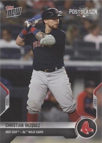 2021 Topps Now - Christian Vazquez #PS-83