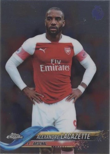 2018-19 Topps Chrome Premier League Alexandre Lacazette #95