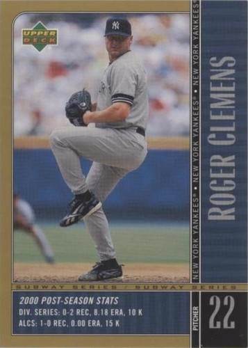 2000 Upper Deck Subway Series - Roger Clemens #NY3
