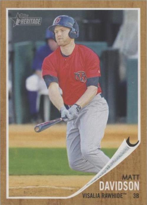 Topps Heritage 2011 edición de ligas menores - Matt Davidson #95