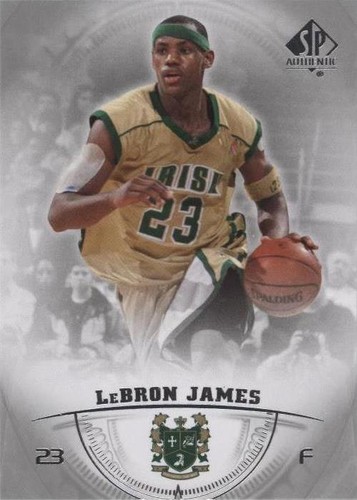 2004-05 UD SP AUTHENTIC #14 LeBron James SGC GEM Mint 10 2nd 2004-05 UD SP AUTHENTIC #14 LeBron James SGC GEM Mint 10 2nd