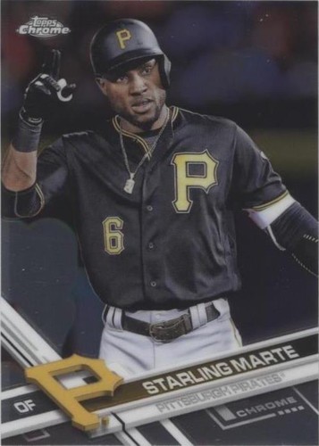 2017 Topps Chrome - Starling Marte #35
