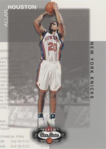 2002-03 Fleer Box Score - Allan Houston #81