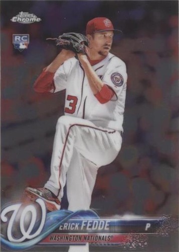 2018 Topps Chrome - Erick Fedde #76