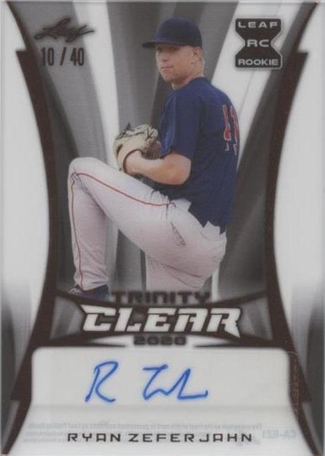 2020 Leaf Trinity - Ryan Zeferjahn #CA-RZ1