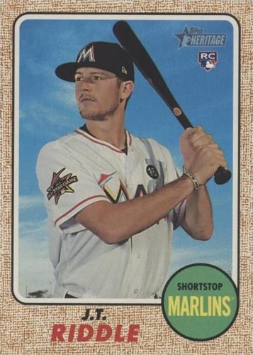 2017 Topps Heritage High Number - Jt Riddle #575