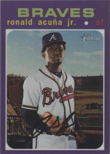 2020 Topps Heritage - Ronald Acuña Jr. #THC-464