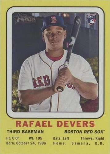 2018 Topps Heritage - Rafael Devers #69CC-RD