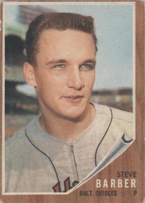 1962 Topps - Steve Barber #355