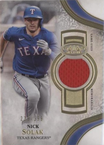 2021 Topps Tier One - Nick Solak #T1R-NSO