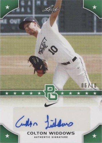 2015 Leaf Perfect Game National Showcase - Colton Widdows #PG-CW3