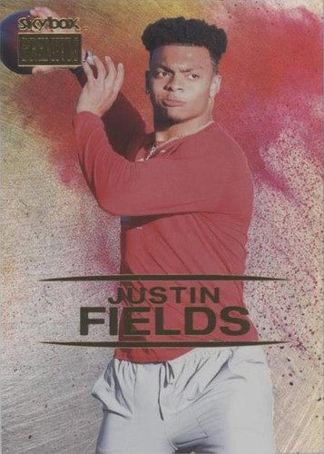 2021 Skybox Metal Universe Champions Justin Fields #S-13