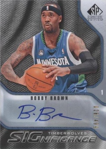2009-10 SP Signature Edition - Bobby Brown #S-BB