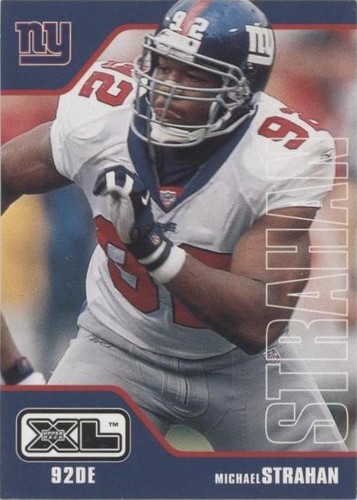 Maillot Personnalisé Michael Strahan New York Giants - Taille XL, Blanc, Cousu, Super Bowl