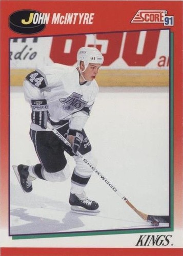 1991-92 Score Canadian - John McIntyre #182
