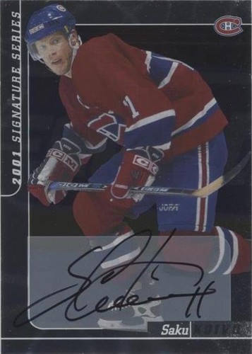 2000-01 In the Game Be A Player Signature Series - Saku Koivu #163