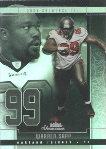 2004 Fleer Showcase Warren Sapp #72