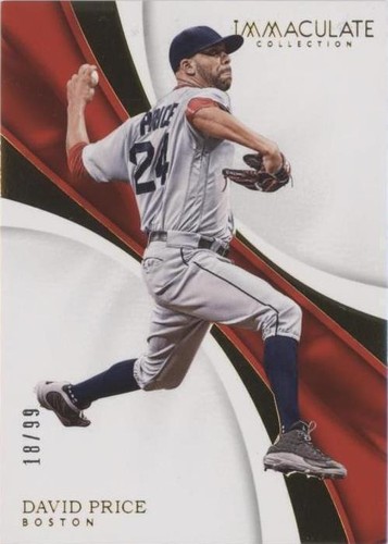 2017 Panini Immaculate Collection - David Price #38