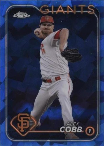 2024 Topps Chrome Sapphire Edition - Alex Cobb #497