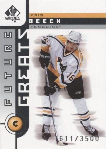 2001-02 SP Authentic - Kris Beech #119