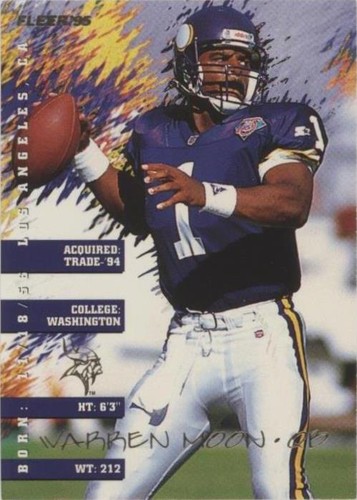 1995 Fleer Warren Moon #238