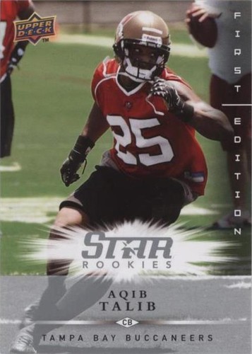 2008 Upper Deck First Edition Aqib Talib #154