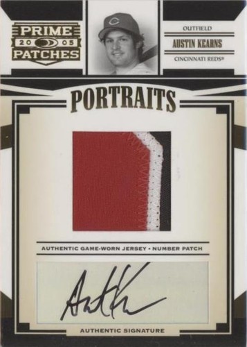 2005 Donruss Prime Patches - Austin Kearns #P-74