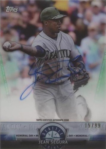 2018 Topps Clearly Authentic Autographs - Jean Segura #CASA-JS