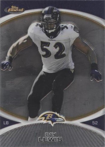 2010 Topps Finest Ray Lewis #45