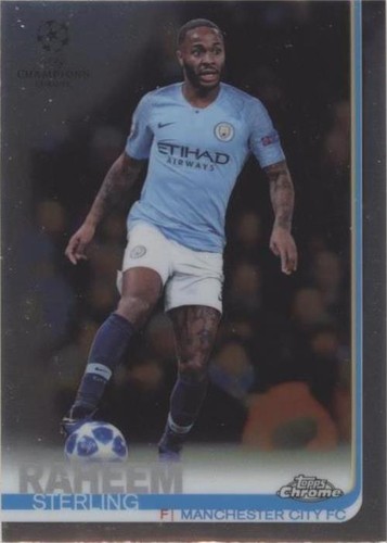 2018-19 Topps Chrome UCL Raheem Sterling #12
