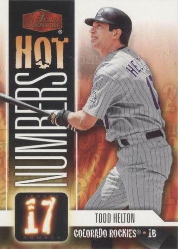 2006 Flair Showcase - Todd Helton #HN-28