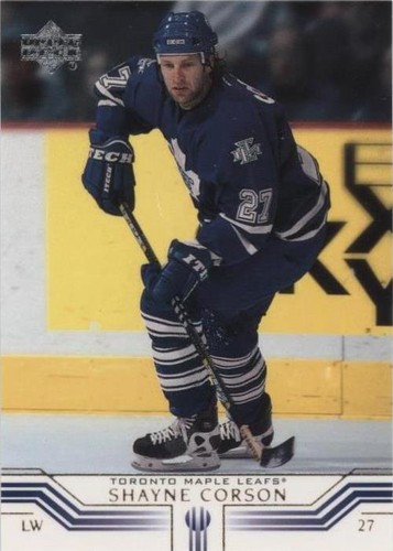 2001-02 Upper Deck - Shayne Corson #166