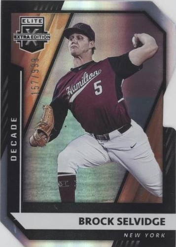 2021 Panini Elite Extra Edition - Brock Selvidge #92