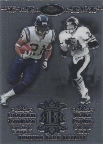2007 Topps Chrome LaDainian Tomlinson Walter Payton #RBRD-TP