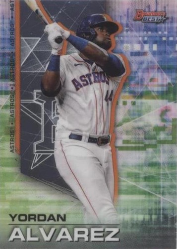 Yordan Alvarez Auto 2018 Bowmans Best Rookie Rc Auto | eBay